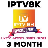 IPTV8K 3 Month Code
