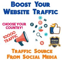 Social Media Traffic - 10000 Visitors