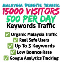 Malaysia Keywords Website Traffic - 15000 Traffic / 500 Per Day